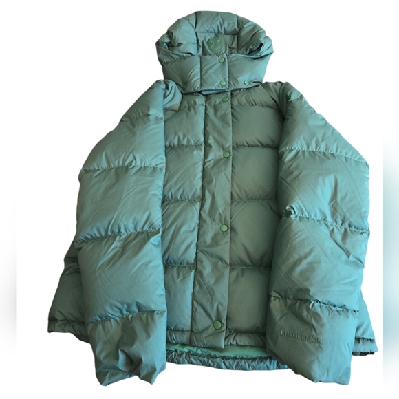 Lululemon Wunder Puff Jacket green size 10. - Picture 9 of 9